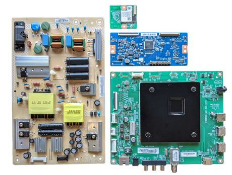 NS-50DF710NA19 Insignia TV Repair Parts Kit, 756TXICB01K012 Main Board, PLTVHY301XAGD Power Supply, 55.50T32.C13 T-Con, 317GWFBT667WNC Wifi, NS-50DF710NA19