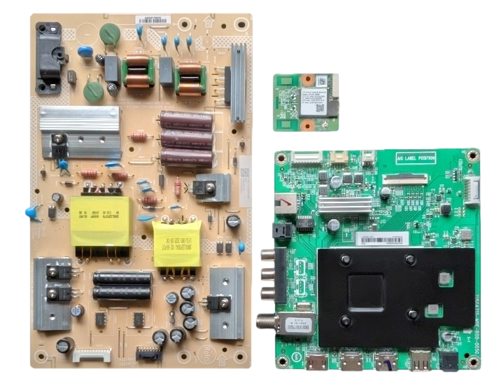 NS-50DF710NA21 Insignia TV Repair Parts Kit, 756TXKCB02K002 Main Board, PLTVJY301XXGF Power Supply, 317GWFBT667WNC Wifi, NS-50DF710NA21