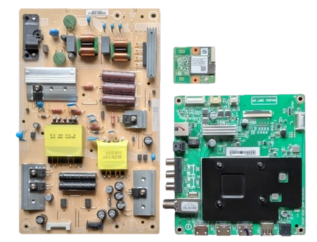 NS-50DF710NA21 Insignia TV Repair Parts Kit, 756TXKCB02K002 Main Board, PLTVJY301XXGF Power Supply, 317GWFBT667WNC Wifi, NS-50DF710NA21