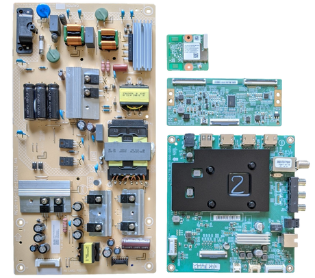 NS-55F301NA22 Insignia TV Repair Parts Kit, 756TXKCB02K081 Main Board, PLTVLW321XXGK Power Supply, HV550QUB-F70 T-Con, 317GWFBT667WNC Wifi, NS-55F301NA22