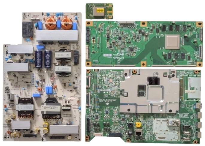 OLED55C7P-U BUSYLJR LG TV Repair Parts Kit, EBT64458803 Main, EAY64510601 Power, 6871L-5328C (5003A,C,E,L) T-Con, EAT63377302 Wifi, OLED55C7P-U.BUSYLJR