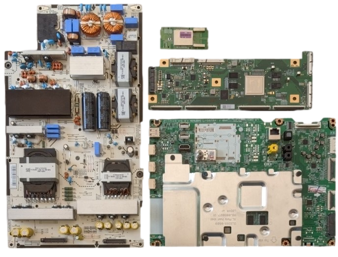 OLED65B9PUA.DUSQLJR TV Repair Parts Kit, EBT65973003 Main, EAY65170411 Power, 6871L-6088D T-Con, EAT64454802 Wifi, OLED65B9PUA.DUSQLJR