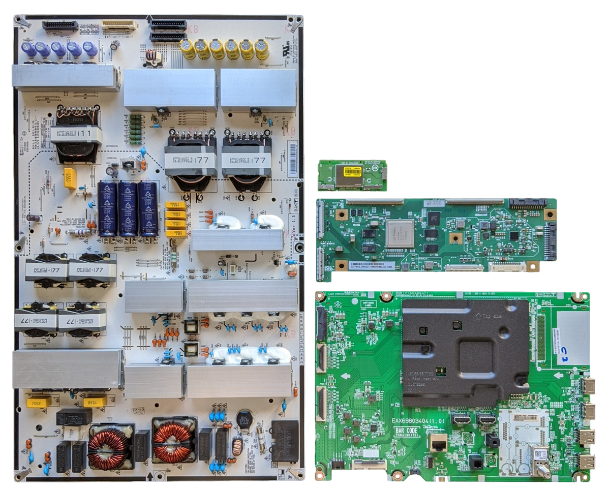 OLED77B2PUA LG TV Repair Parts Kit, EBT66946901 Main Board, EAY65689425 Power Supply, EAT65176101 T-Con, EAT65167004 Wifi, OLED77B2PUA