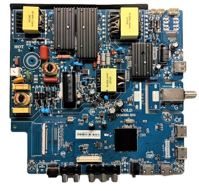 ONA50UB19E05-MAIN-V1 ONN Main Board/Power Supply, CV3458H-B50, H19012-DI 7.T3458HB50110.4A1, ONA50UB19E05, 100002461, 43UN6950ZUA