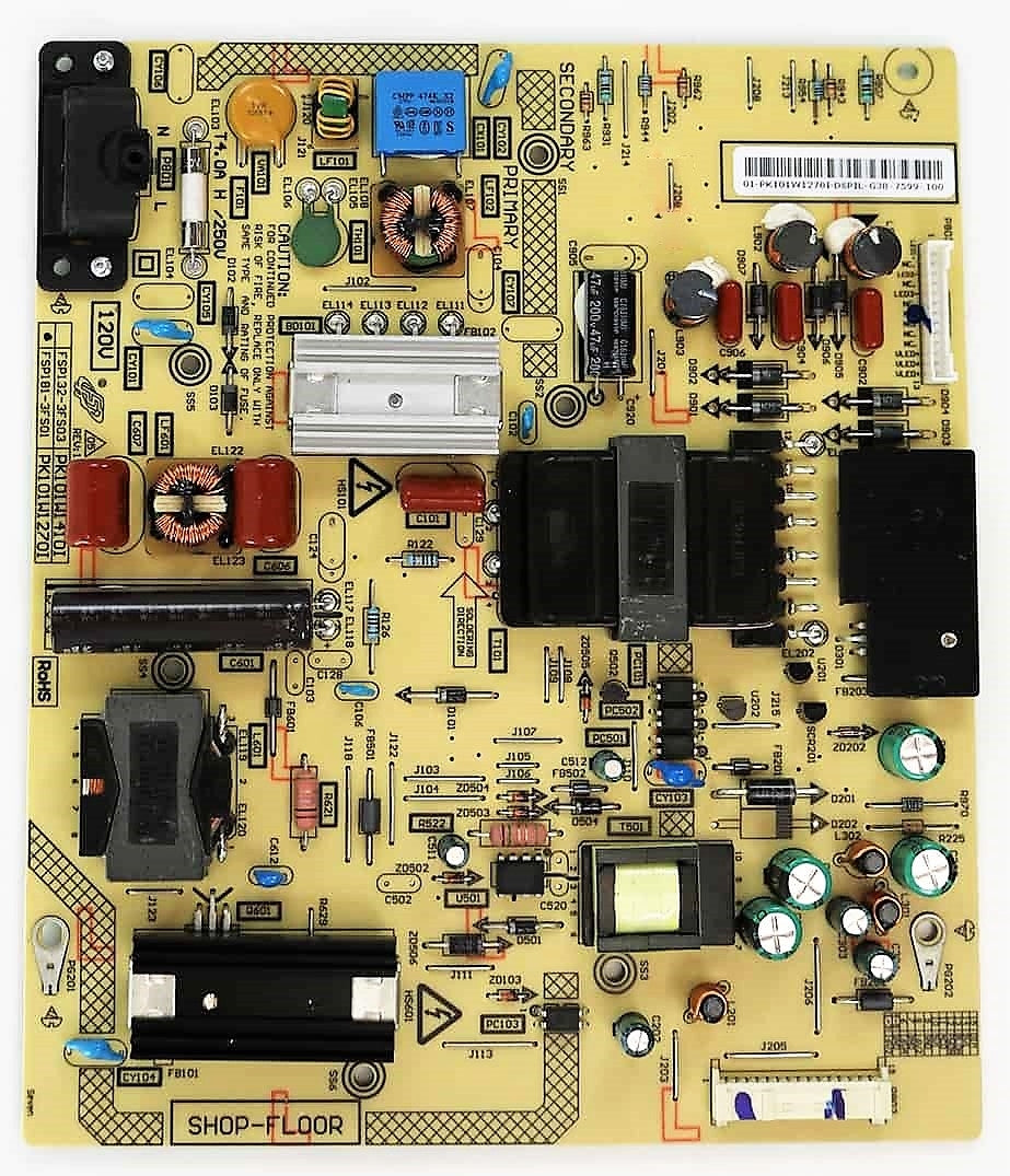 PK101W1270I Toshiba Power Supply, FSP181-3FS01, 55L621U, 55LF621U19