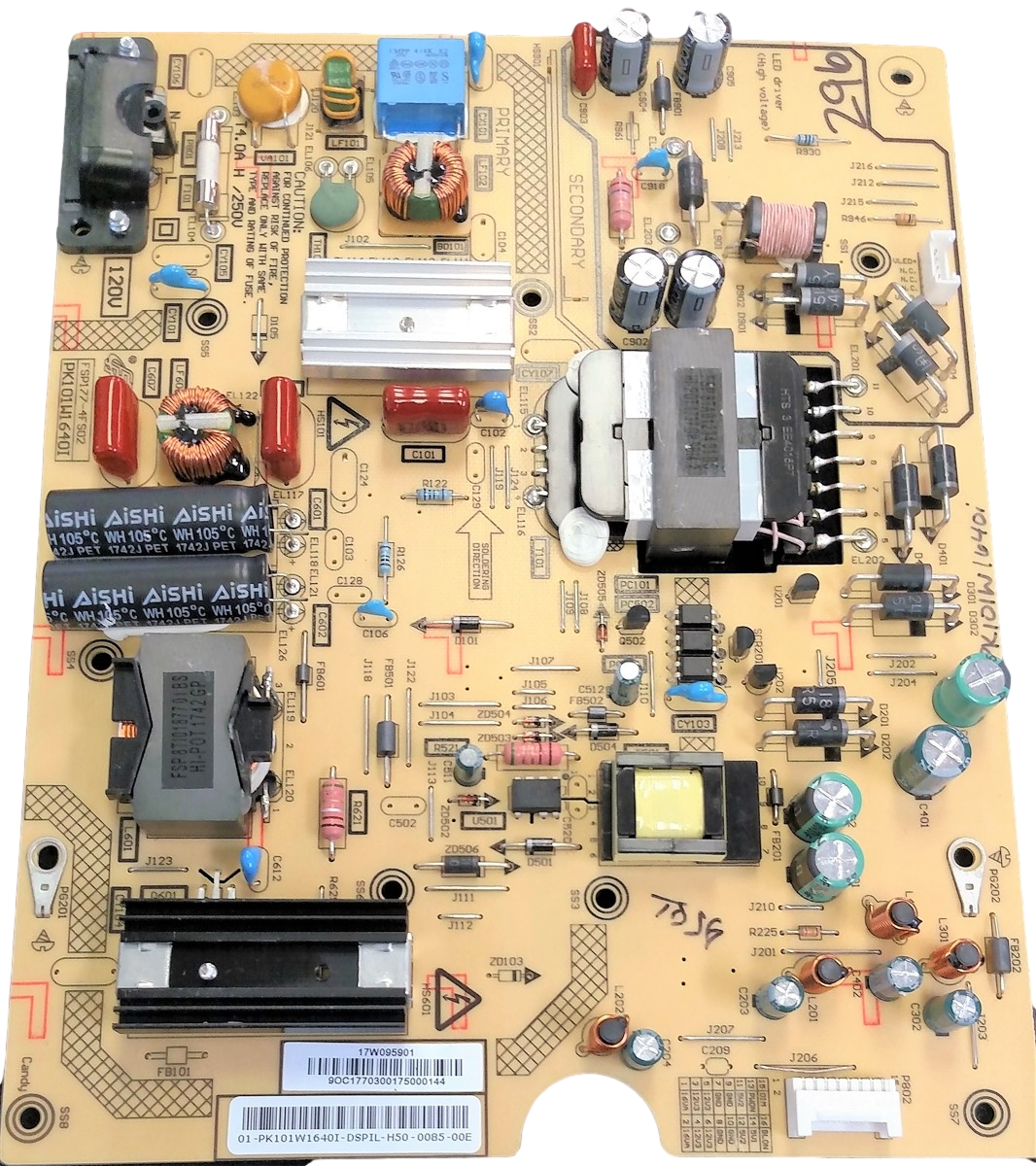 PK101W1640i Toshiba Power Supply, FSP177-4FS02, 55LF621U19, 55LF621C19, 55LF711U20, 50LF711U20