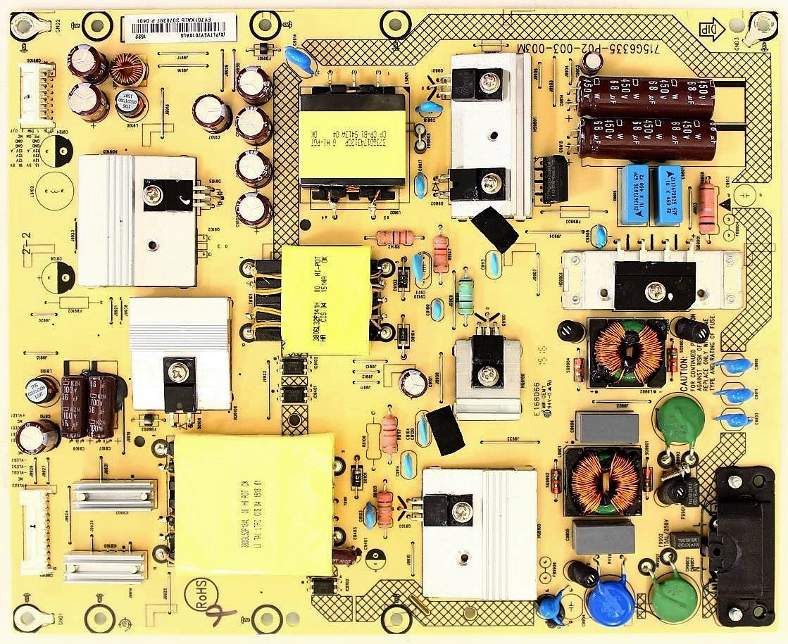 PLTVEY701XAL5 Sharp Power Supply, 715G6335-P02-003-003M, LC-50LB370U