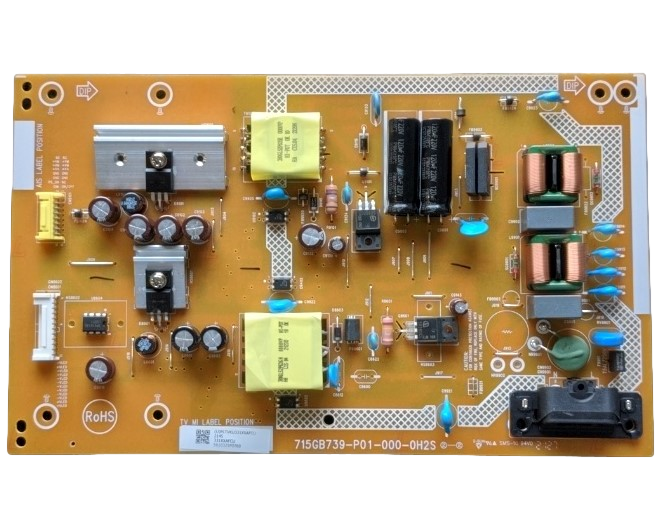 PLTVKU331XXAFC Vizio Power Supply, (U)PLTVKU331XXAFCU, 715GB739-P01-000-0H2S, V435-J01