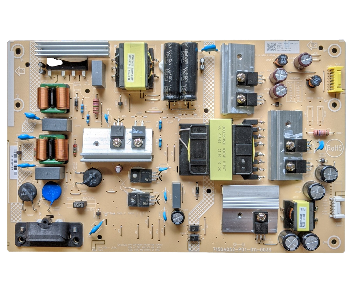 PLTVLW121XABS ONN Power Supply, 715GA052-P01-011-003S, 100012586
