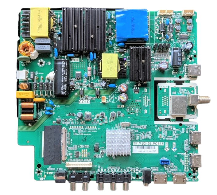 Proscan AE0010997 Proscan Main Board, AE0010997, TP.MS3458.PC757, A17093650, LSC480FN04, PLED4890-UHD A1709