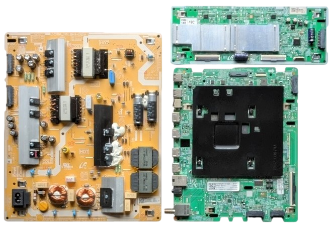QN50Q8DTAFXZA Samsung TV Repair Parts Kit, BN94-16171K Main Board, BN44-01051A Power Supply, BN44-01046A Led Driver, QN50Q8DTAFXZA