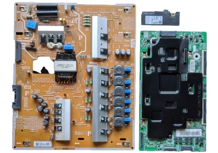 QN55Q7FNAFXZA Samsung TV Repair Parts Kit, QN55Q7FNAFXZA AA01, BN94-12831A Main Board, BN44-00939A Power Supply, BN59-01264B Wifi, QN55Q7FXAFXZA (AA01)