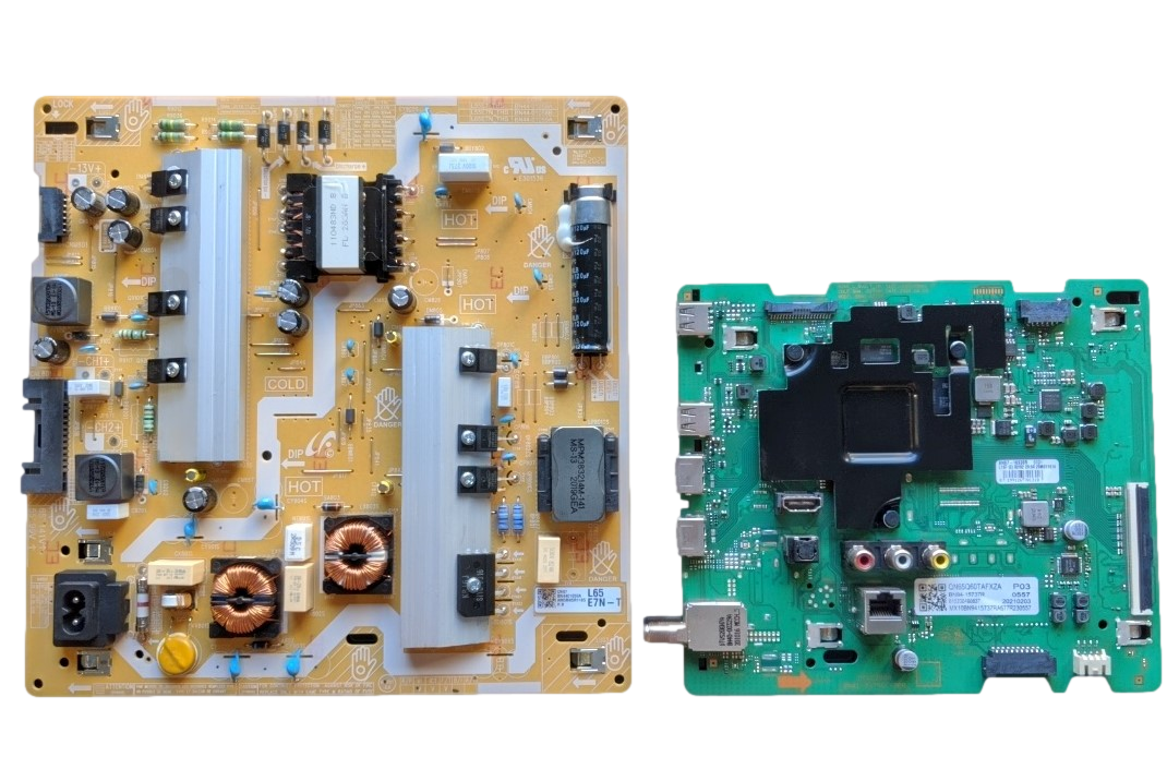 QN65Q60TBFXZA Samsung TV Repair Parts Kit, BN94-15737R Main Board, BN44-01059A Power Supply, QN65Q60TBFXZA AD02, QN65Q60TBFXZA