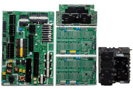 QN75Q800TAFXZA Samsung TV Repair Parts Kit, BN94-15483K Main Board, BN44-01075A Power Supply, BN95-06566A T-Con, BN44-01069A LED, BN44-01069B LED, QN75Q800TAFXZA
