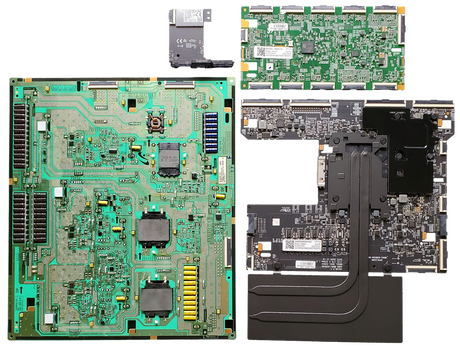 QN85QN800AFXZA Samsung TV Repair Parts Kit, BN94-16880N Main Board, BN44-01129A VSS Power, BN94-16847A SubCon, BN59-01372A Wifi, QN85QN800AFXZA