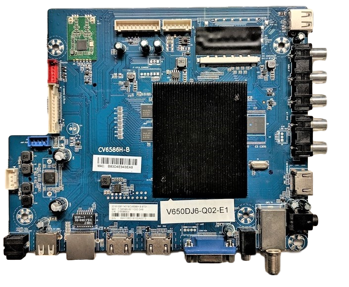 RNSMU6536-B-Main RCA Main Board, V650DJ6-Q02-E1, CV6586H-B, RNSMU6536-B