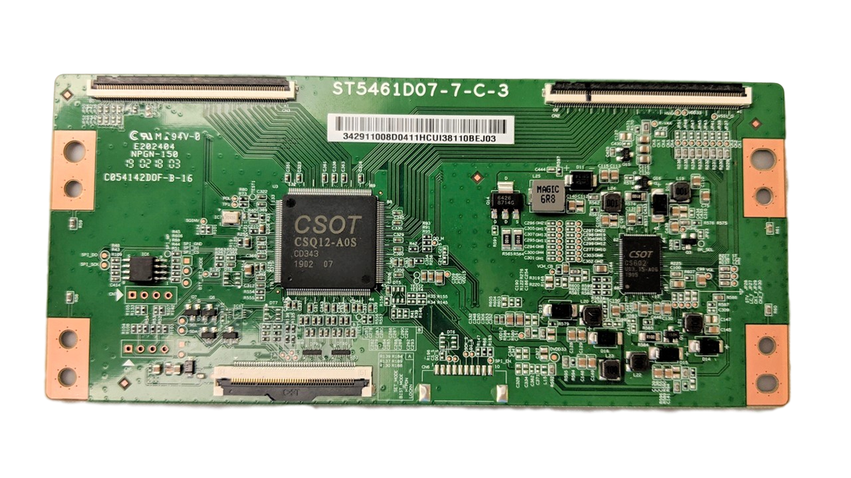 ST5461D07-7-C-3 Toshiba T-Con, 342911008, C054142D0F-B-16, 55LF711U20, NS-55DF710NA19, 55R82, 55R613, 50LF711U20