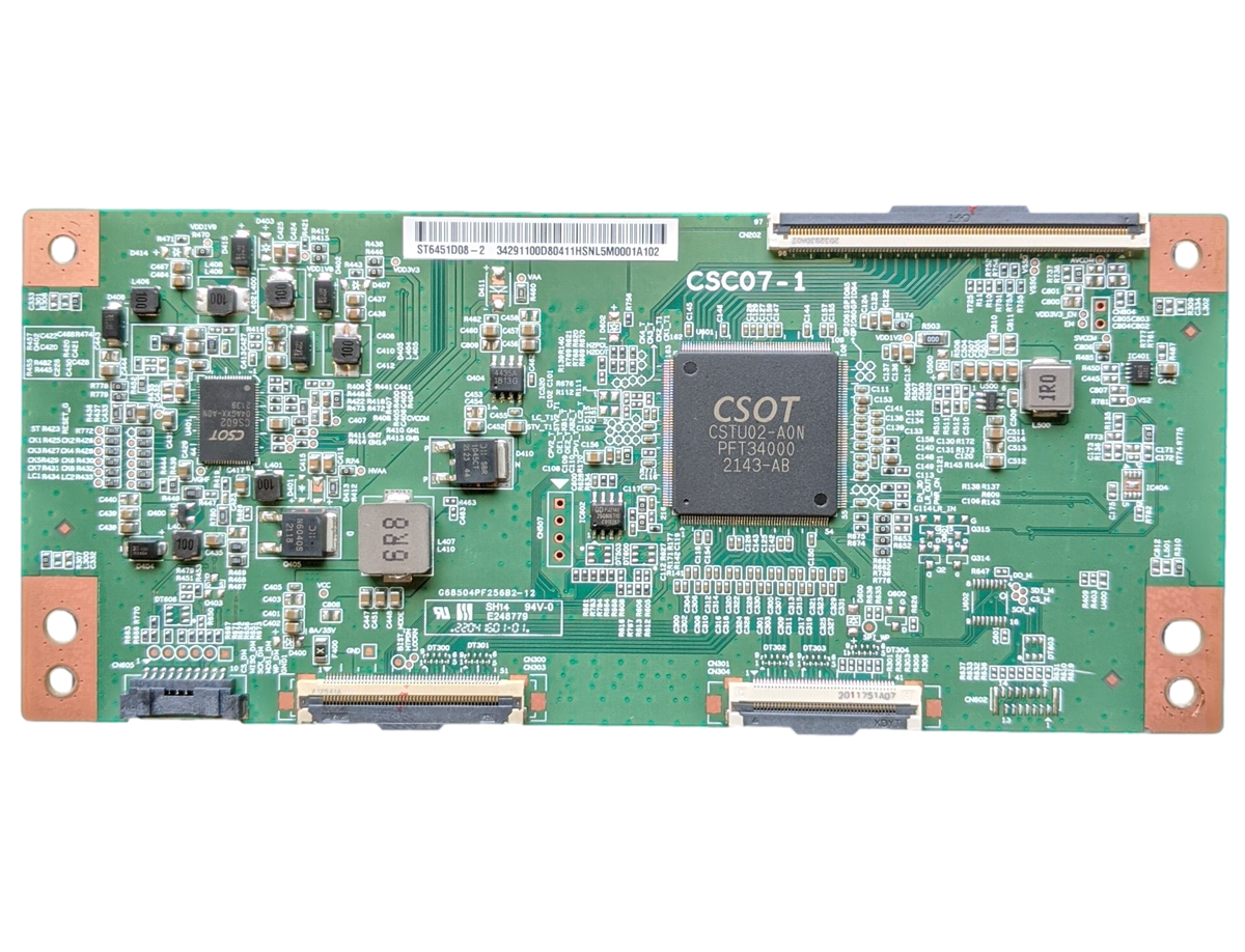 ST6451D08-2 TCL T-Con, 34291100D, CSC07-1, 65R655