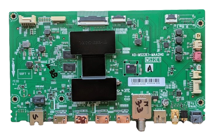 SVSMS22E04-MA200AA TCL Main Board, 40-MS22E1-MAA2HG, V8-ST22K01-LF1V2201, NTX000264A-00326, 50S525