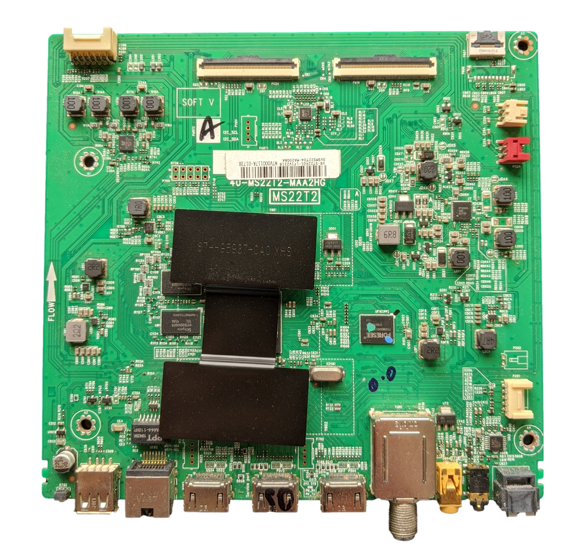 SVSMS22T04-MA200AA TCL Main Board, 40-MS2212-MAA2HG, MS22T2, V8-ST22K01-LF1V2218, 43S425