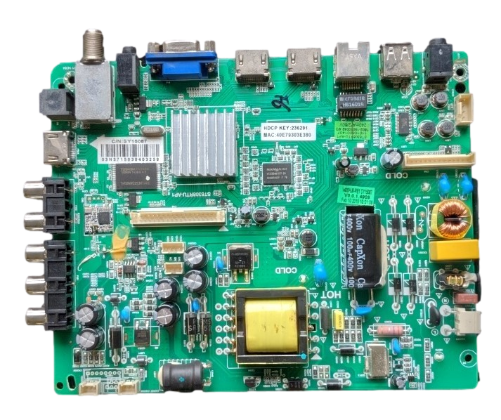 SY15087 Seiki Main Board, V400HJ6-PE1, SE40FYT