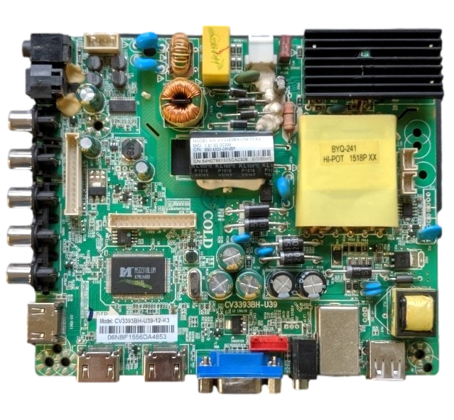 SY15196 Seiki Main Board, 890-M00-06NBF, CV3393BH-U39-12-K3, SE39HC