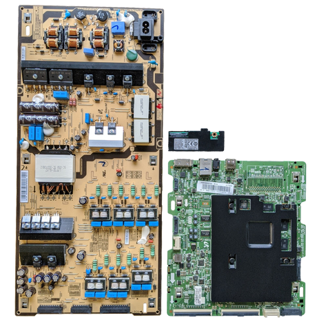 UN65KS8000FXZA Samsung TV Repair Parts Kit, BN94-10751C Main Board, BN44-00880A Power Supply, BN59-01239A Wifi, UN65KS8000FXZA (FA01), UN65KS8000FXZA