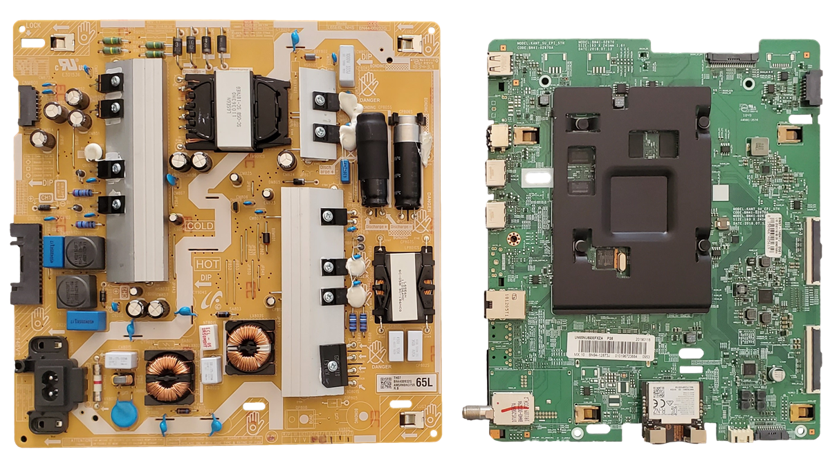 UN65NU6900FXZA Samsung TV Repair Parts Kit, UN65NU6070FXZA, BN94-12873J Main Board, BN44-00932G Power Supply, UN65NU6900FXZA, UN65NU6900FXZC, UN65NU6070FXZA ZA02