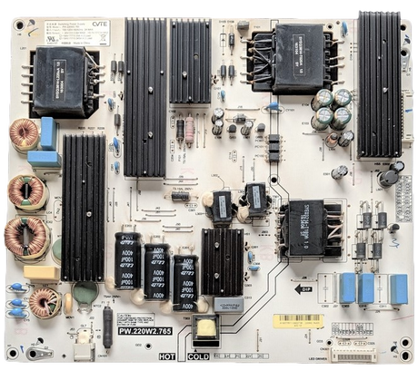 UPBPSPCVT002 Philips Power Supply, DS2, PW.220W2.765, 65PFL6601/F7A