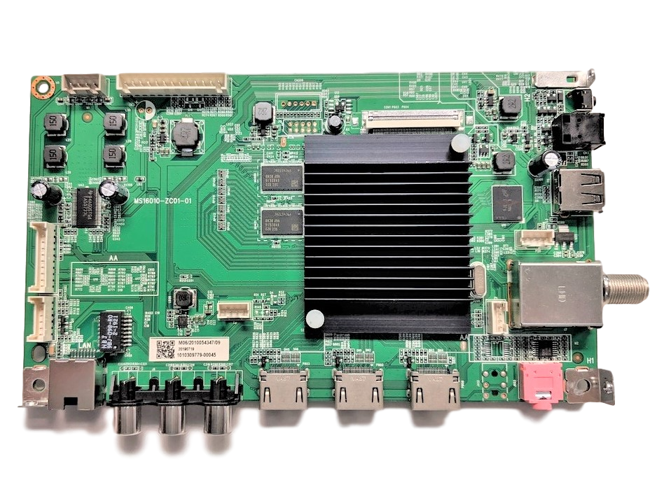 WR43UT4009-MAIN Westinghouse Main Board, MS16010-ZC01-01, 515C160101M06, 1010312305-00181, WR43UT4009, WR43UX4019, E4AA43R-M