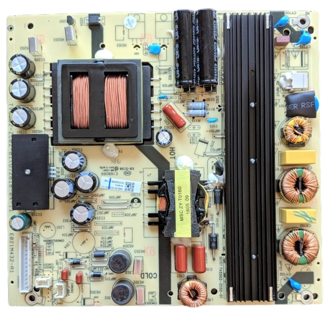 WR55UT4009-POWER Westinghouse Power Supply, TV5502-ZC02-01, E021M432-A1, WR55UT4009