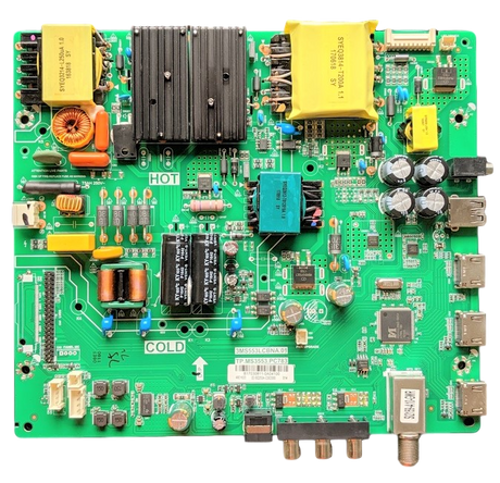 X490153 Hitachi Main Board, B17030811, 3MS553LCBNA.01, TP.MS3553.PC783, 02-SQ253A-C002000, 49E30