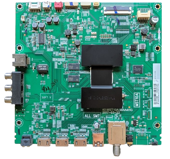 X490224 Hitachi Main Board, 40-MST10A-MAA4HG, MB-T10NA10-MA200AA, V8-ST10K01-LF1V001, M8-T10NA08-MA200AA, 55R80