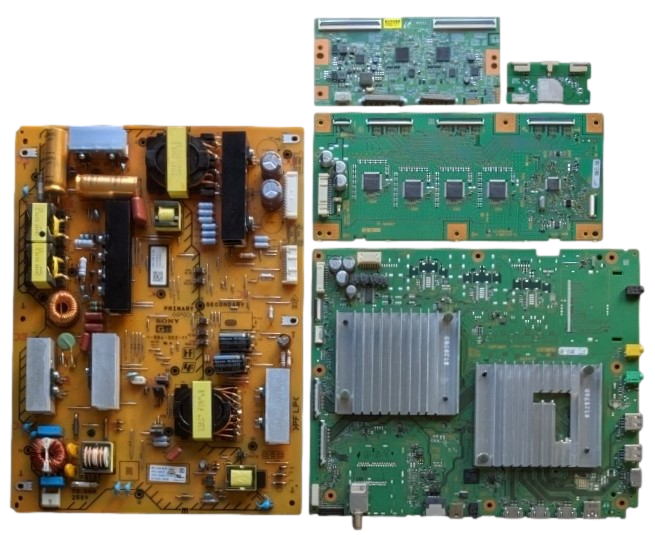 XBR-65X950G Sony TV Repair Parts Kit, A-2229-109-A Main Board, 1-474-742-11 Power Supply, 1-001-065-11 T-Con, A-2228-839-A Led Driver, 1-510-061-21 Wifi, XBR-65X950G