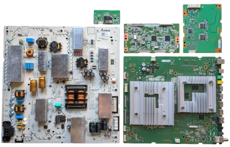 XR-75X90J Sony TV Repair Parts Kit, XR-75X90CJ, XR-75X90J, A-5027-263-A Main Board, 1-006-133-23 Power Supply, 1-011-260-11 T-Con, A-5026-322-A LED Driver, 1-005-419-12 Wifi, XR-75X90J, XR-75X90CJ