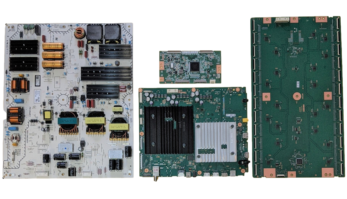XR-75X95K Sony TV Repair Parts Kit, A-5044-976-A Main Board, 1-013-591-11 Power Supply, 1-013-502-11 T-Con, A-5041-952-A LED Driver, XR-75X95K