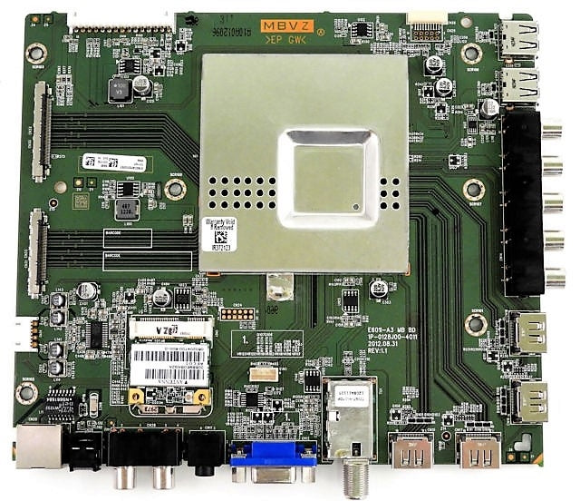 Y8385864S Vizio TV Module, main board, 0160CAP00100ST, 1P-0127X01-4010, 01-60CAP001-00, 0160CAP00100ST, 1P-0128J00-4010, 1P-0128J00-4012, E601I-A3, E601I-A3E