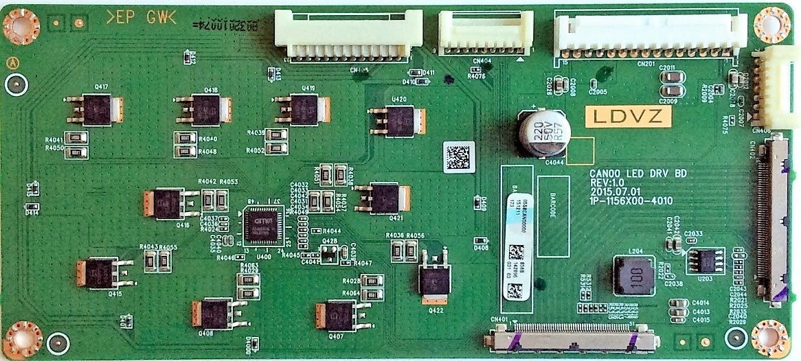Y8386856B Vizio TV Module, LED driver, 0558CAN00000, 1P-1156X00-4010, D58U-D3