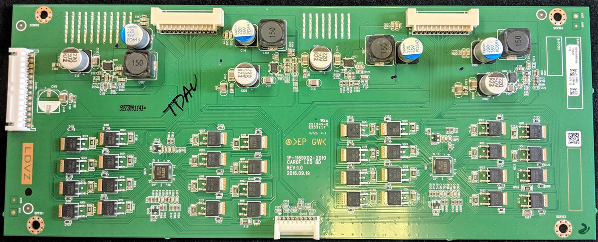 Y8387662A Vizio LED Driver, 1P-1169X02-2010, 0570CAR0F000, 662A, M70-E3