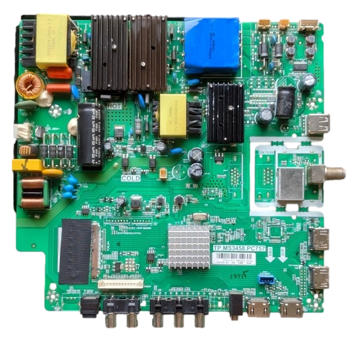 Z19121971 Sceptre Main Board, TP.MS3458.PC757, 0A02263, V500J6-QE1, W50, U515CV-UME