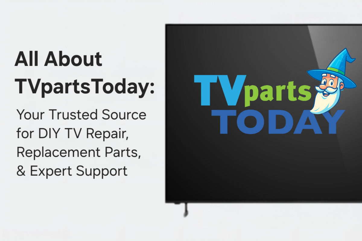 All About TVpartsToday: Your Trusted Source for DIY TV Repair, Replacement Parts, & Expert Support