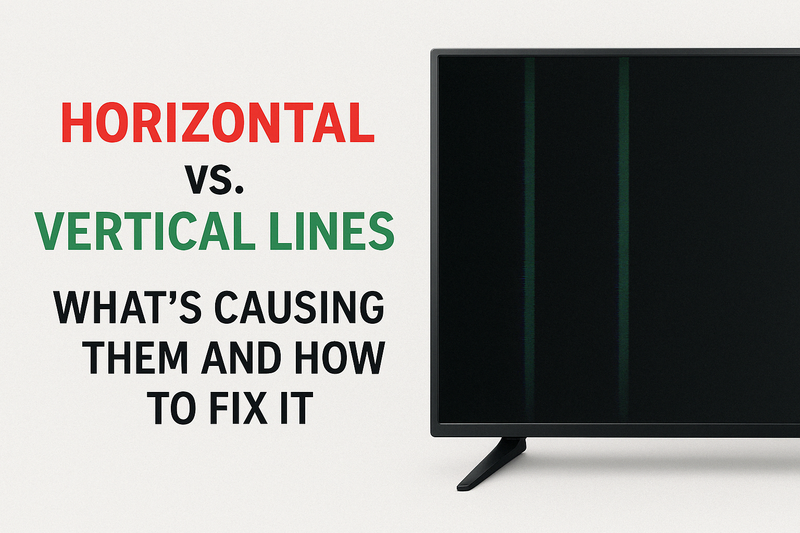 Horizontal vs. Vertical Lines: What’s Causing Them and How to Fix It ...
