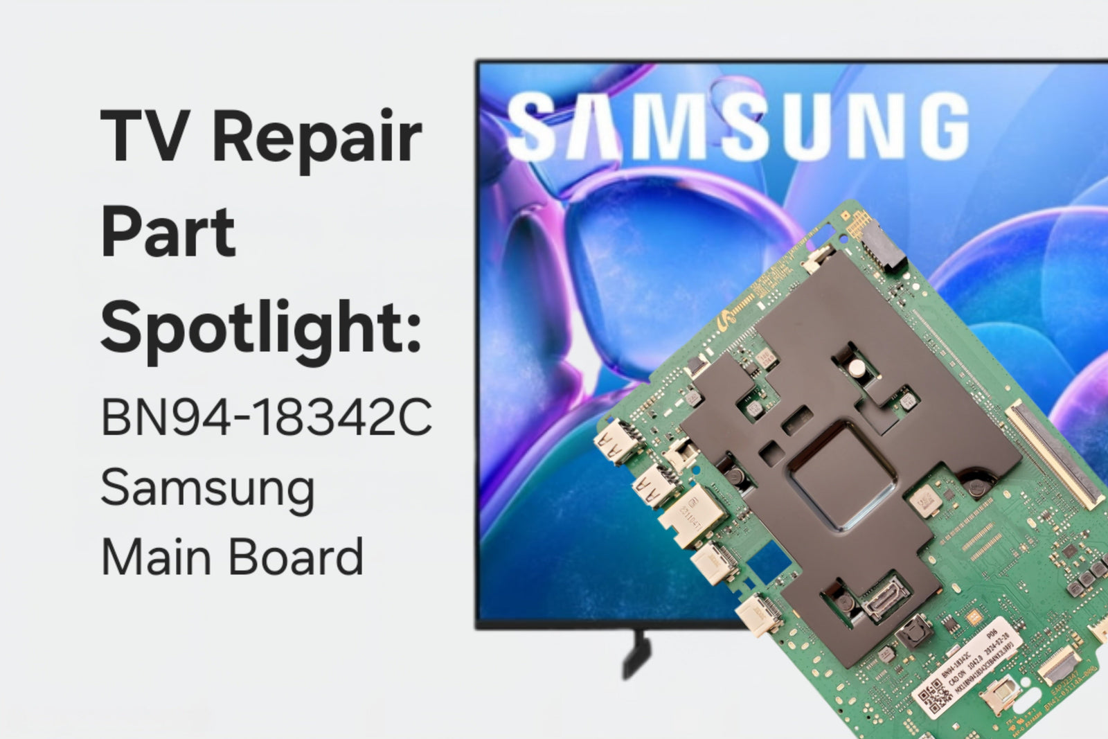 TV Repair Part Spotlight: The BN94-18342C Samsung Main Board