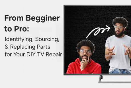 Beginner to Pro: Identifying, Sourcing, & Replacing TV Parts for Your DIY TV Repair