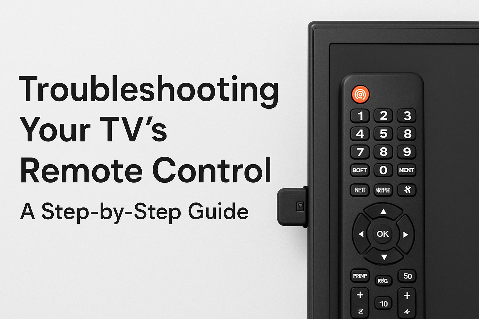 Troubleshooting Your TV’s Remote Control: A Step-by-Step Guide