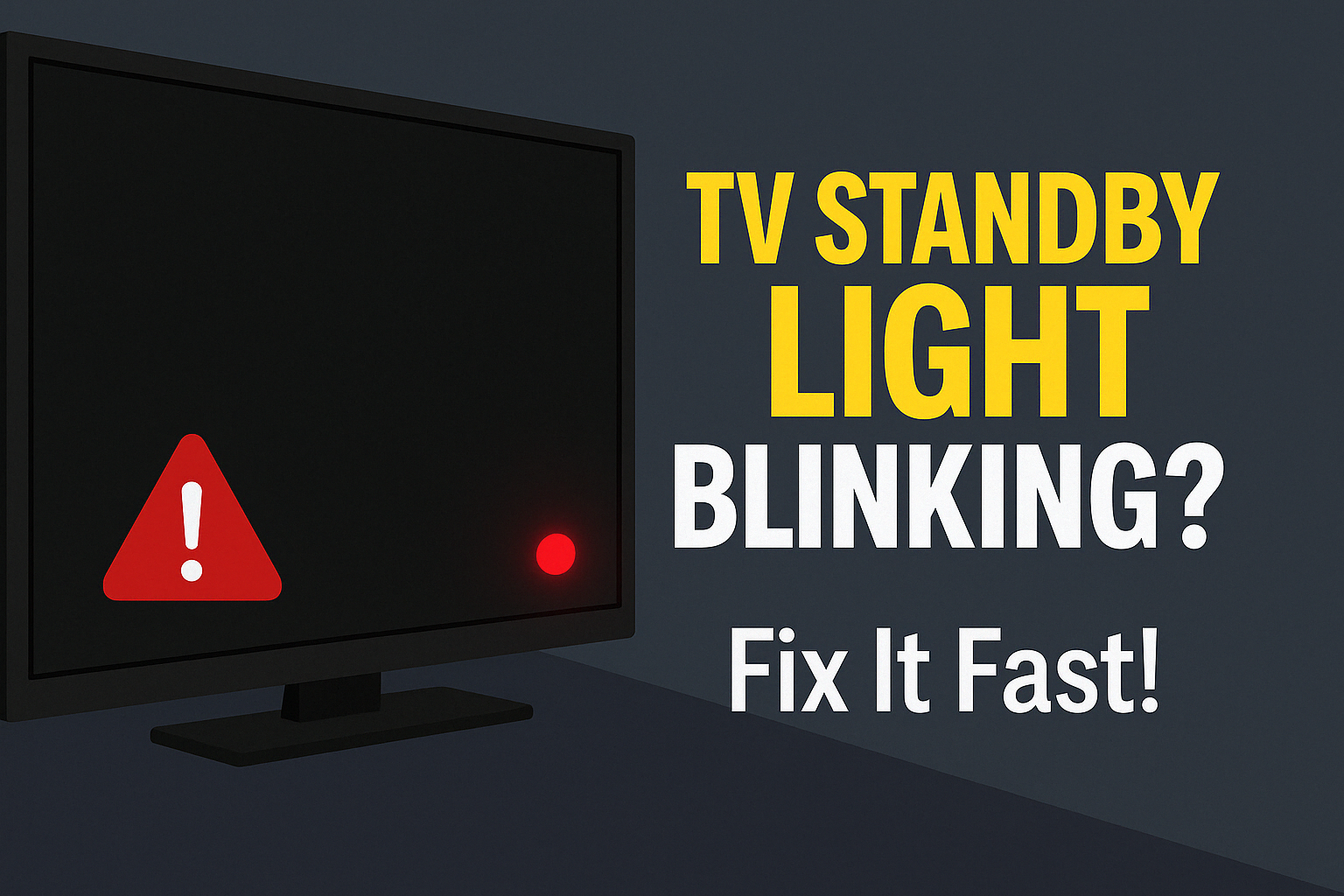 TV Standby Light Blinking? Here’s What It Might Mean & How to Fix It