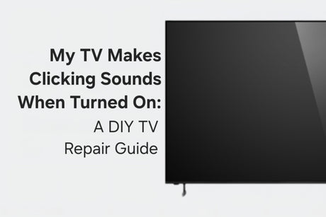 My TV Makes Clicking Sounds When Turned On: A DIY TV Repair Guide