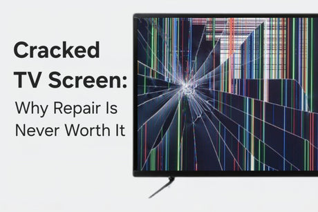 Cracked TV Screen: Why Repair Is Never Worth It
