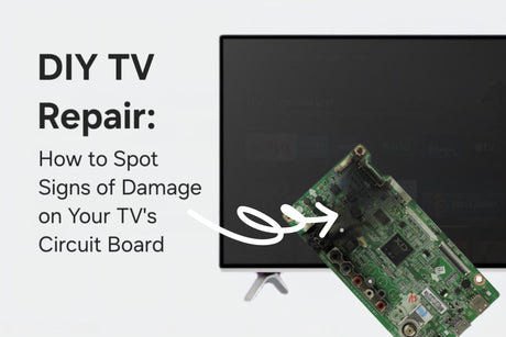 DIY TV Repair: How to Spot Signs of Damage on Your TV's Circuit Boards