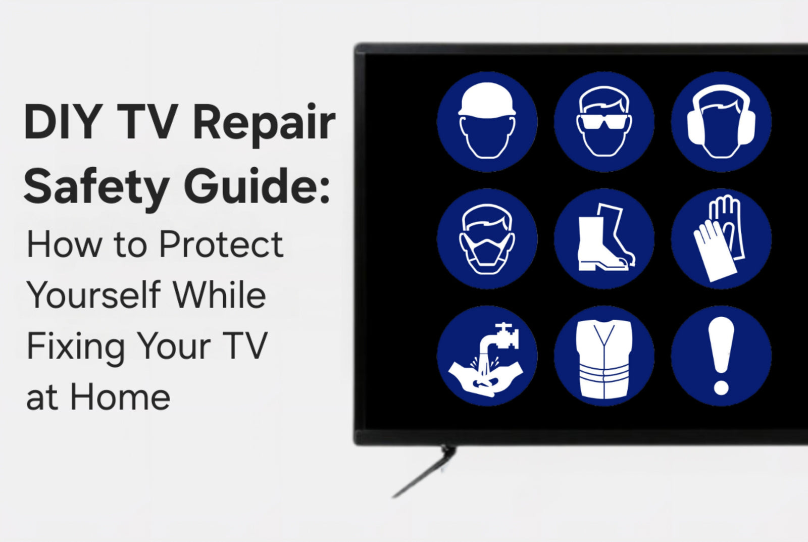 DIY TV Repair Safety Guide: How to Protect Yourself While Fixing Your TV at Home
